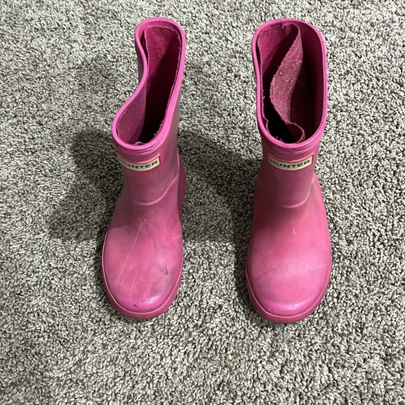 Hunter Other - Pink Toddler Hunter Rain Boots Size 7